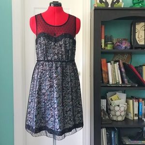 UO Kimchi Blue Lacey Diamond Camo Dress